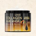 Hair Treatment Mask Manufacturer - Collagen Organic Argan Oil Lavender Keratin for Damaged Dry Caviar Protein & Customize