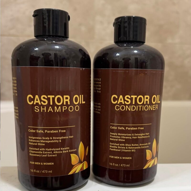 Hair Shampoo Set Manufacturer - Professional Castor Oil Sulfate Free Anti Loss Growth Vegan & Private Label