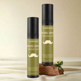 Beard Spray Manufacturer - Natural Biotin Argan Oil for Hair Growth Thicker Nourishing Soothing Man Care Aftershave