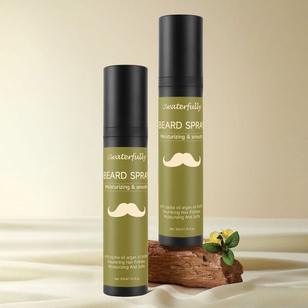 Beard Spray Manufacturer - Natural Biotin Argan Oil for Hair Growth Thicker Nourishing Soothing Man Care Aftershave