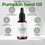 Hair Growth Oil Manufacturer - Cold Pressed Unrefined 100% Pure Natual Organic Pumpkin Seed Oil
