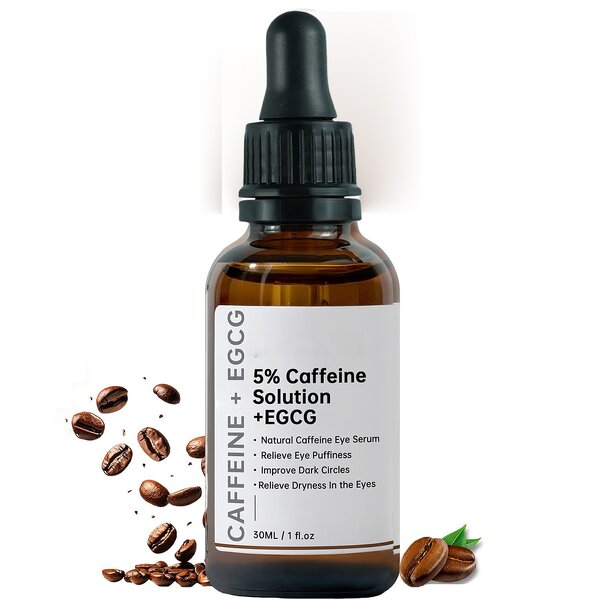 Eye Serum Manufacturer - Vegan Korea 5% Caffeine +EGCG Anti Aging Anti Fine Lines Remove Dark Circles Eye Bag