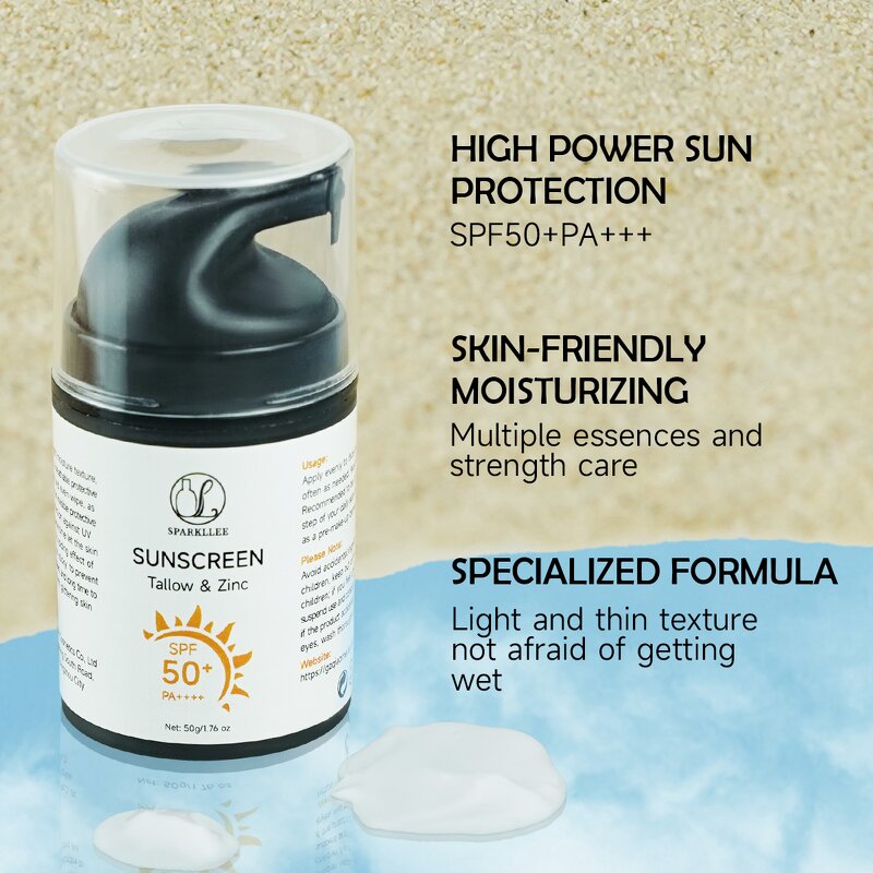 Sunblock Manufacturer - Korea SPF50+ PA++++ Triple Functional 50g for Whitening Wrinkle Care UV Protection Natural Broad