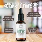 Hair Growth Oil Manufacturer - Cold Pressed Unrefined 100% Pure Natual Organic Pumpkin Seed Oil