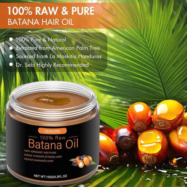 Hair Mask Manufacturer - Raw Batana Oil for Moisturizer Damaged Hair Repair Strengthening from Honduras & OEM