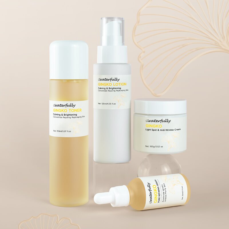 Toner Manufacturer - Korea Skincare Organic Ginkgo Plant Extract Brightening Anti Acne Soothing Sensitive with Bakuchiol Anti-age
