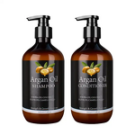 Hair Shampoo Conditioner Manufacturer - Organic Vegan Moroccan Argan Oil Keratin Collagen Sulfate Free for Damage Repair