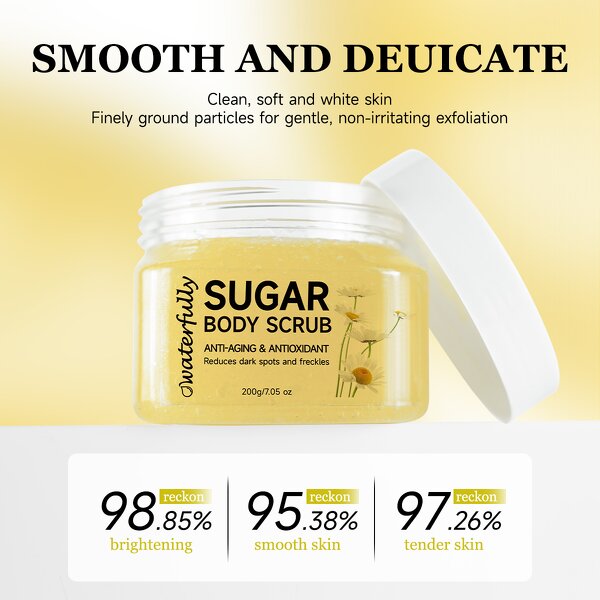 Sugar Scrub Manufacturer - Vegan Deep Steep Lavender Chamomile Exfoliating with Organic Coconut Oil Shea Butter Argan Oil