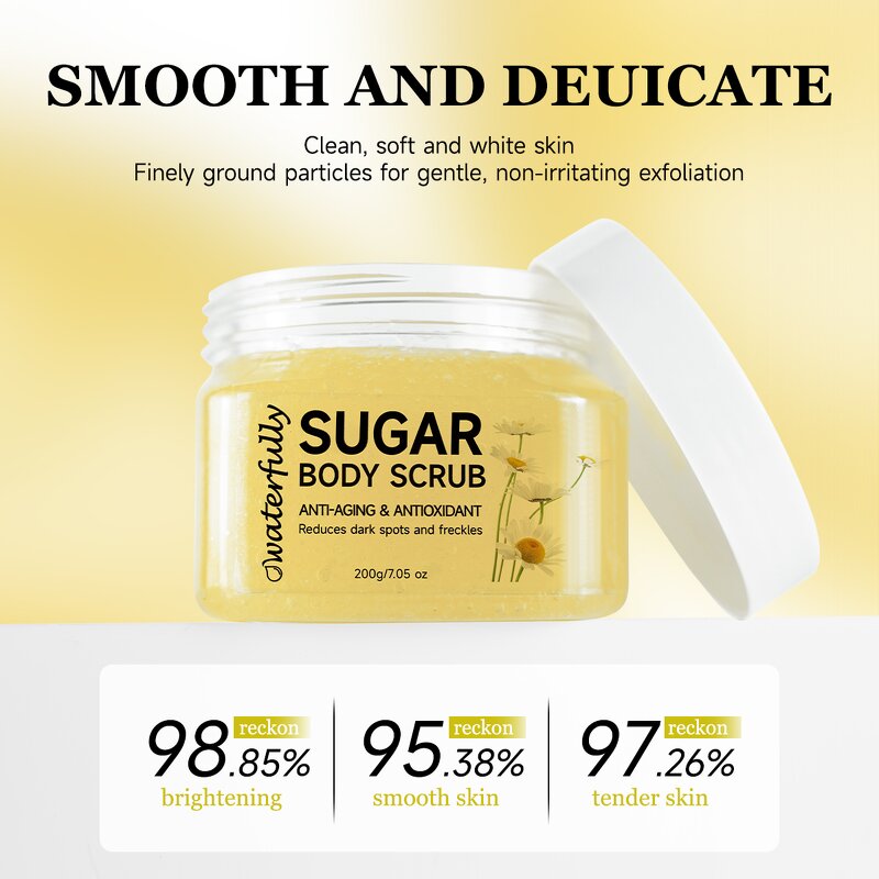 Sugar Scrub Manufacturer - Vegan Deep Steep Lavender Chamomile Exfoliating with Organic Coconut Oil Shea Butter Argan Oil