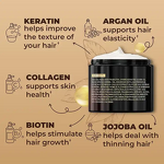 Hair Treatment Mask Manufacturer - Collagen Sulfate-free Vegan Argan Oil Maca Keratin for Damaged Dry Protein & Wholesale