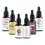 Hair Growth Oil Manufacturer - 100% Pure Organic Refined Rosemary Castor Oil 2 in 1 60ml for Hair-loss Prevention