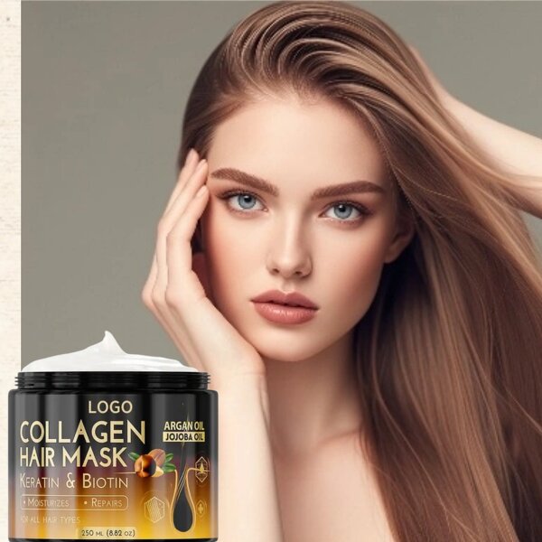 Hair Treatment Mask Manufacturer - Collagen Sulfate-free Vegan Argan Oil Maca Keratin for Damaged Dry Protein & Wholesale
