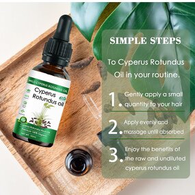 Essential Oil Manufacturer - 50ml 100% Pure Natural Cold Pressed Cyperus Rotundus for Hair Removal & Wholesale