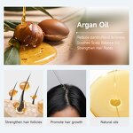 Argan Oil Manufacturer - Organic Silk Thicken Repair Leave in Moroccan for Damaged Frizz Dry Hair & Private Label