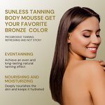 Tanning Mousse Manufacturer - Organic Face Body Sunbed Accelerator Ultra Dark Self Tanning Water & OEM/ODM