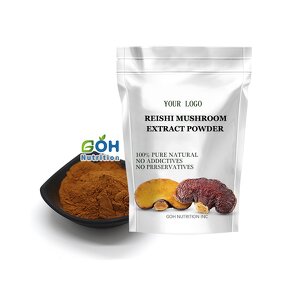 Reishi Extract Powder Manufacturer - 10%/30%/50% Polysaccharides Ganoderma Lucidum High Quality GOH Supplement
