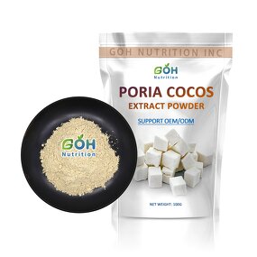 Poria Cocos Extract Manufacturer - 30% Polysaccharide Tuckahoe Plant Extract OEM Private Label GOH