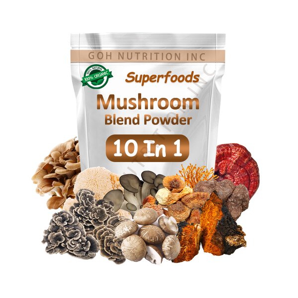 Mushroom Complex Powder Manufacturer - 10in1 Blend Superfoods Supply