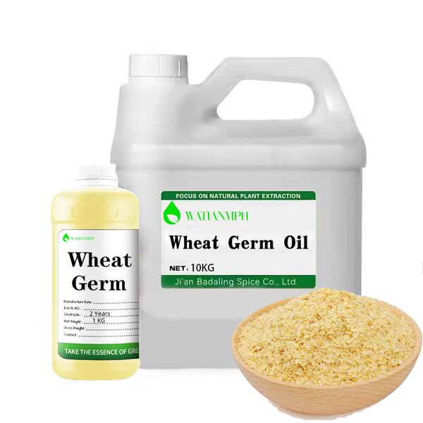 Organic Wheat Germ Oil for Skin, Cold-pressed Unrefined, 100% Pure Natural Wheatgerm Carrier Oil for Skin Hair  Body Face