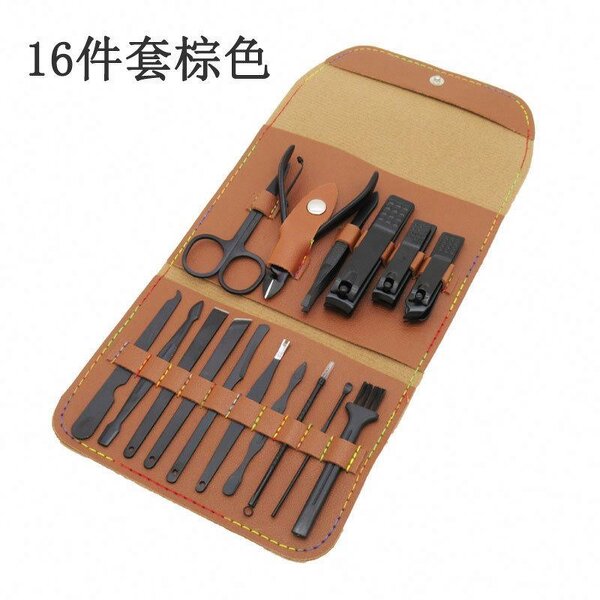 Manicure Set Manufacturer - New Hot Popular Professional Stainless Steel 18 Pieces Girl Pedicure Kit