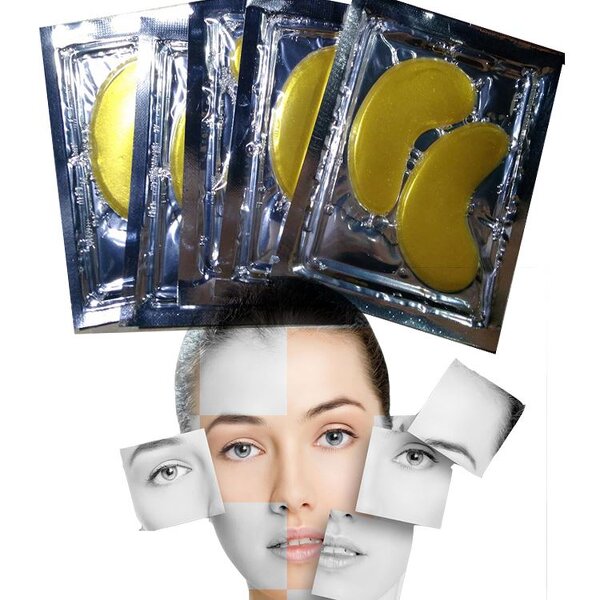 Eye Patches Manufacturer - Private Label Dissolvable Dark Circles 24K Gold Hydrogel