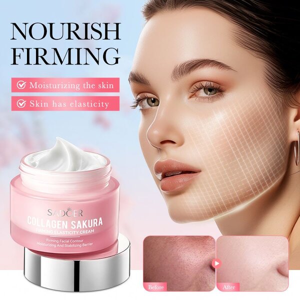 Skin Lotion Manufacturer - Care Face OEM SADOER Private Label Organic Collagen Sakura Soothing Whitening