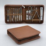 Manicure Set Manufacturer - New Hot Popular Professional Stainless Steel 18 Pieces Girl Pedicure Kit