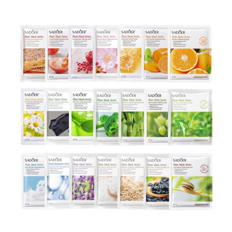 Face Mask Manufacturer - Customized Natural Plant Fruits Deep Hydrating Antioxidant Korean Sheet