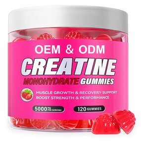 Creatine Monohydrate Power Gummies Manufacturer - OEM Adult Chewables for Muscle Growth & Energy Boost