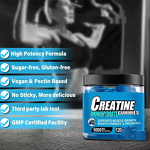 Creatine Monohydrate Gummies Manufacturer - Private Label Vitamins for Weight Gain Pre Workout 5g