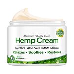 Hemp Seed Oil Pain Relief Cream Manufacturer - OEM with Turmeric MSM for Back & Muscle Relief in Bottle