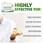 Hemp Seed Oil Pain Relief Cream Manufacturer - OEM with Turmeric MSM for Back & Muscle Relief in Bottle
