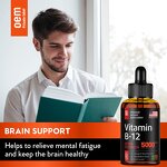 Vitamin B12 Liquid Drops Manufacturer - OEM Private Label Vegan High Potency Methylcobalamin for Energy