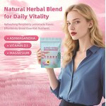 Yerba Mate Herbal Tea Powder Manufacturer - Adult 4-in-1 with Ashwagandha Vitamin D3 Raspberry Flavor