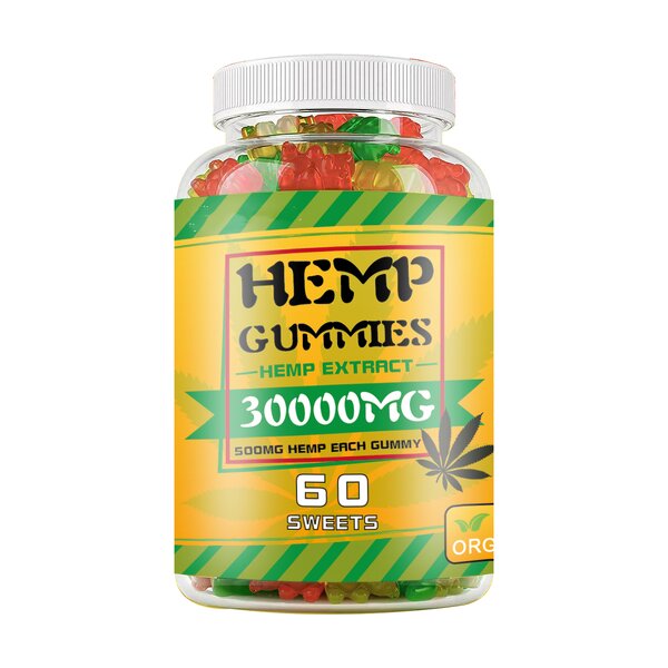 Hemp Seed Oil Gummies Manufacturer - Private Label High Potency Bear-Shaped for Adults to Improve Immunity