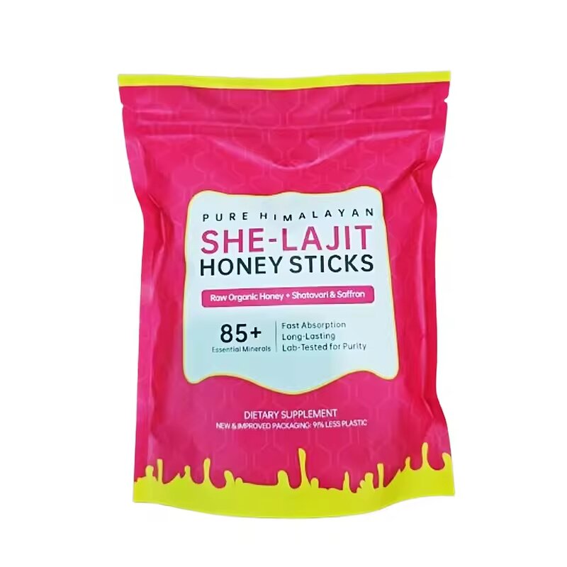 Himalayan Shilajit Raw Honey Sticks Manufacturer - Private Label for Energy Hormone Balance Antioxidant