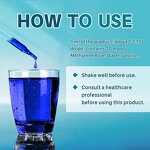 Methylen Blue Oral Liquid Drops Manufacturer - Custom Label 1% Food Grade Nootropic Supplement for Adults