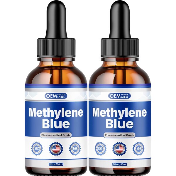 Methylen Blue Oral Liquid Drops Manufacturer - Custom Label 1% Food Grade Nootropic Supplement for Adults