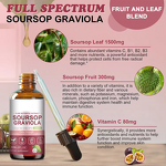 Soursop Graviola Drops Manufacturer - Private Label 60ml Herbal Multivitamin Liquid for Immune Support