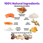 Pet Multivitamin Soft Chews Manufacturer - Private Label 8 in 1 with Glucosamine & Salmon Oil