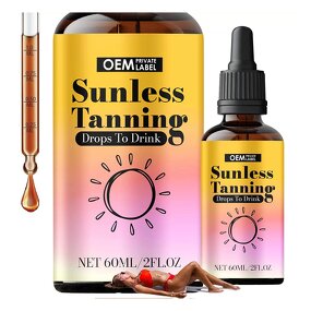 Sunless Tanning Drops Manufacturer - OEM Private Label Moisturizing Bronzing Supplement to Drink