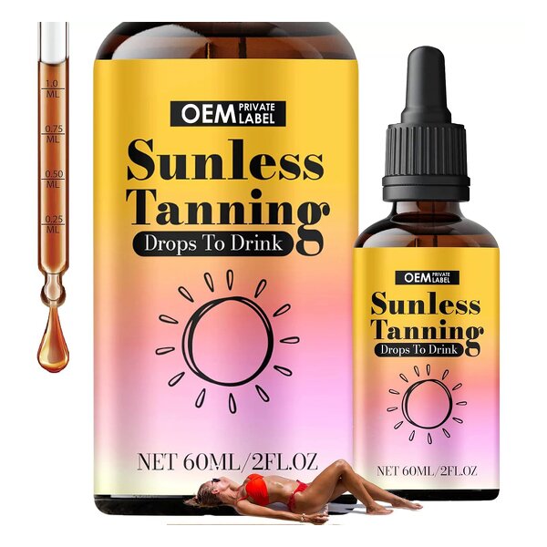 Sunless Tanning Drops Manufacturer - OEM Private Label Moisturizing Bronzing Supplement to Drink