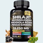 Himalayan Shilajit Resin Capsules Manufacturer - OEM with Ashwagandha Turmeric Mushroom for Immune GMP