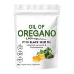 Oil of Oregano Softgel Capsules Manufacturer - Private Label 2-in-1 for Immune Support 180 Count