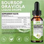 Soursop Graviola Liquid Extract Manufacturer - OEM Organic Pure Multivitamin Drops for Cell & Immune Support