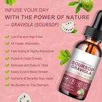 Soursop Graviola Drops Manufacturer - Private Label 60ml Herbal Multivitamin Liquid for Immune Support