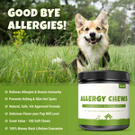 Dog Allergy Relief Soft Chews Manufacturer - OEM Organic for Immune Digestive Support & Skin Health