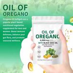 Oregano Oil Soft Capsules Manufacturer - OEM Organic 6000mg High Carvacrol with Black Seed Oil