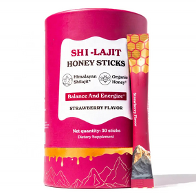 Shilajit Honey Sticks Manufacturer - Multi-Mineral Supplement for Women with 75%+ Fulvic Acid