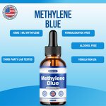 Methylen Blue Oral Liquid Drops Manufacturer - Custom Label 1% Food Grade Nootropic Supplement for Adults